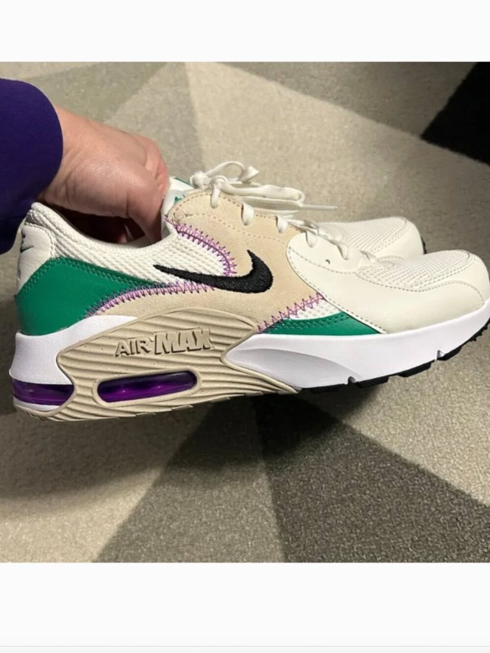 Nike‎ ⭐️EUC⭐️ Women's Air Max Excee 'Sanddrift Green Fuchsia' Size 9.5